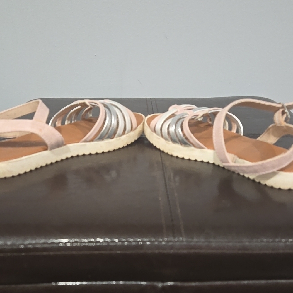 SOLD!!!! The Children's Place Pink and Silver Strappy Sandals - Picture 5 of 5